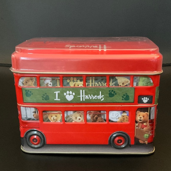 London red bus coin bank, empty tin, 4 x 5 - Picture 3 of 7